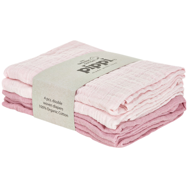 Pippi Baby Stofble i økologisk bomuld - Shrinking Violet