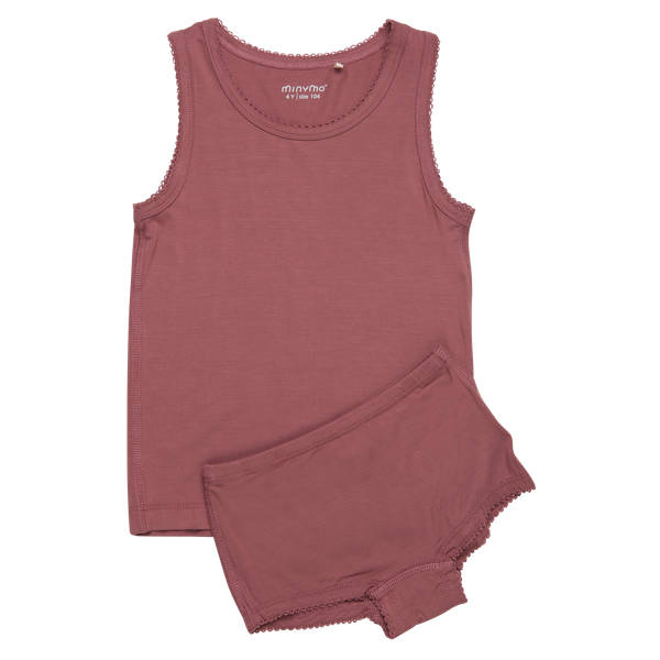 Minymo Pige Undertøjssæt - Rose Brown