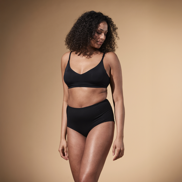 SUPPORT HERO HIGH WAIST BRIEF Dame Shapewear - Black