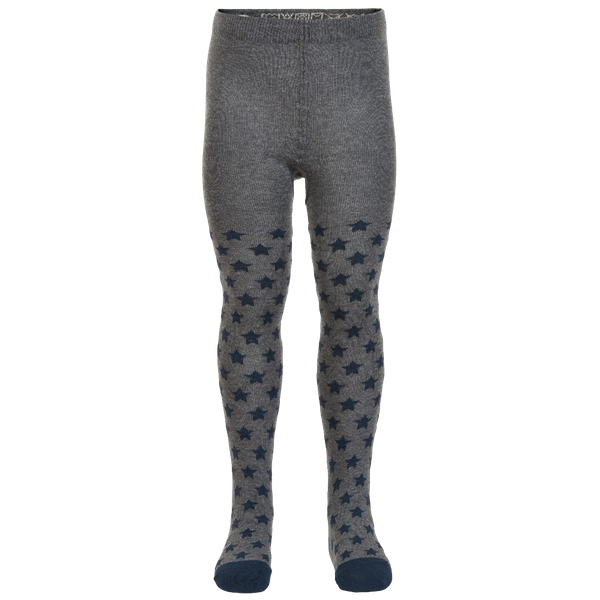 Minymo Børne Strømpebukser - Dark Grey Melange