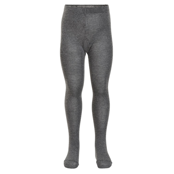 Minymo Børne Strømpebukser - Dark Grey Melange