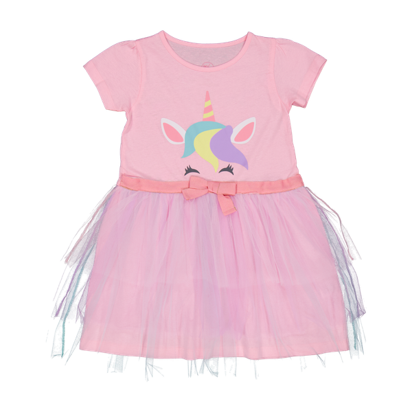 Crossbow Unicorn Pige Kjole - Lyserød