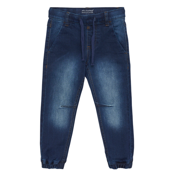 Minymo Drenge Jeans i økologisk bomuld - Dark Blue Denim