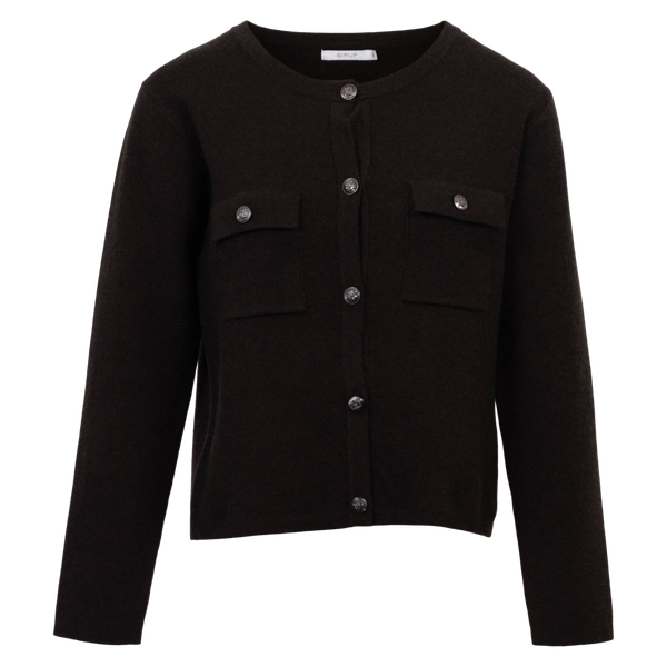 Sirup Dame Cardigan - Seal Brown