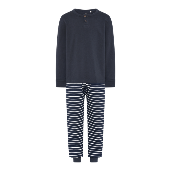 En Fant Børne Nattøjssæt i økologisk bomuld - Parisian Night