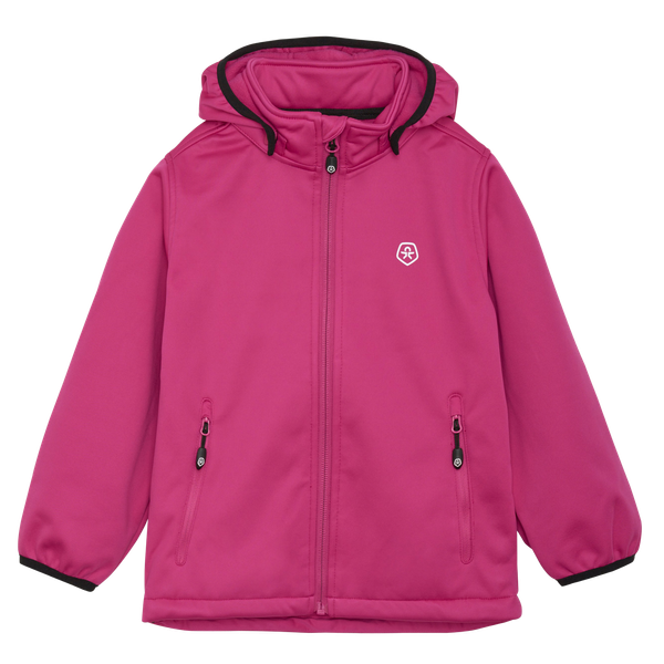 Color Kids Pige Softshell - Festival Fuchsia
