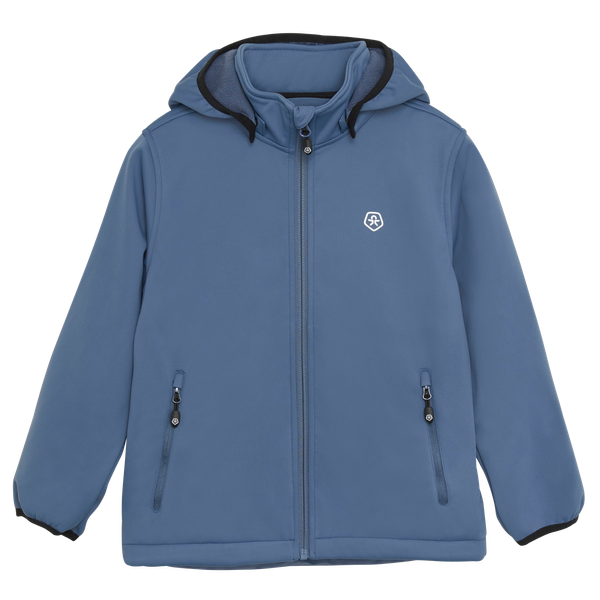 Color Kids Børne Softshell - Vintage Indigo
