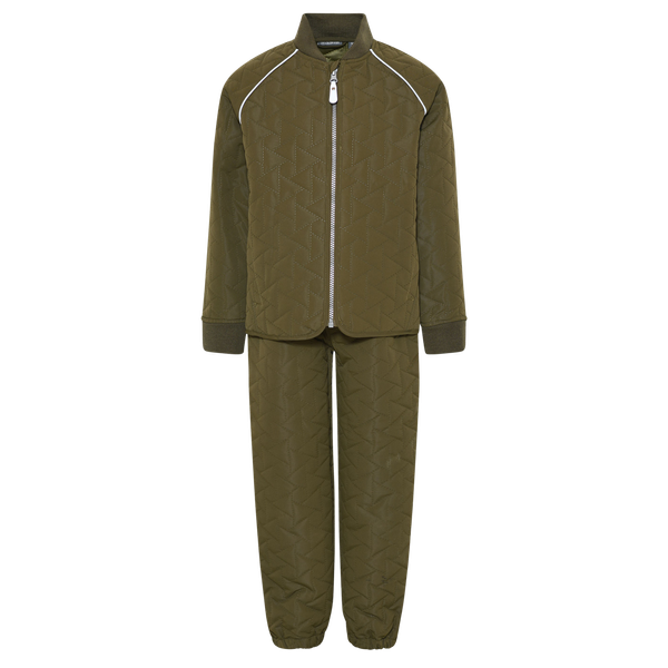 Color Kids Børne Termosæt - Dark Olive