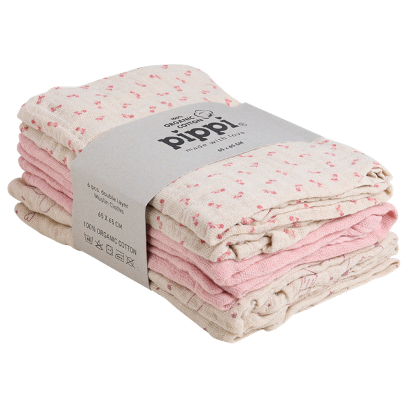 Pippi Baby Stofble i økologisk bomuld - Sheer Bliss