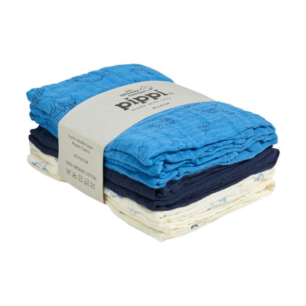 Pippi Baby Stofble i økologisk bomuld - Dark Navy