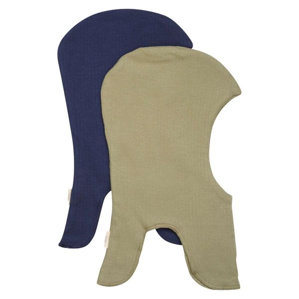 Minymo Børne Elefanthue i økologisk bomuld - Dark Navy