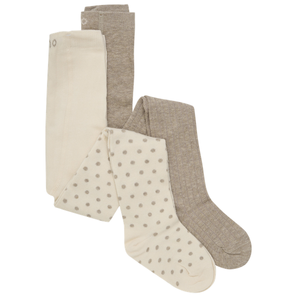 Minymo Pige Strømpebukser - Simply Taupe