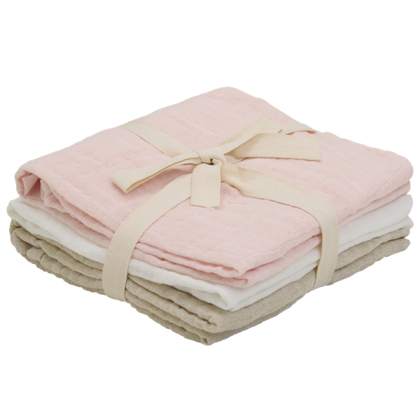 Pippi Baby Stofble i økologisk bomuld - Veiled Rose