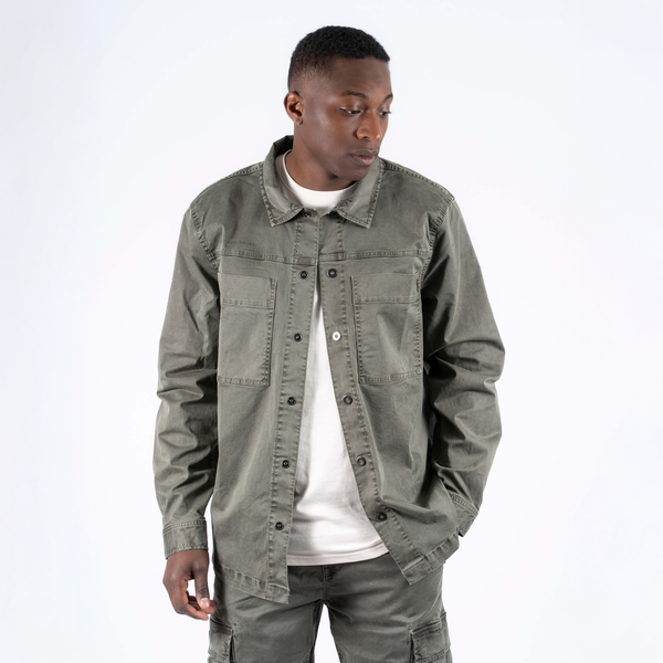 Marcus Zed Herre Overshirt - Forest Night