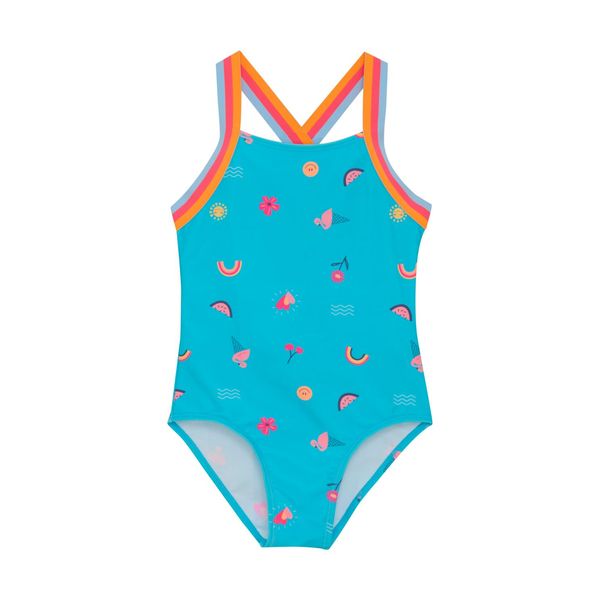 Color Kids Pige Badedragt - River Blue