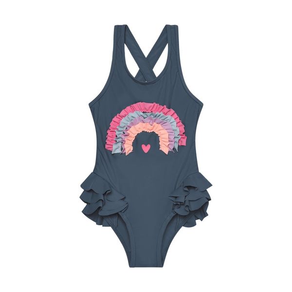 Color Kids Pige Badedragt - Turbulence