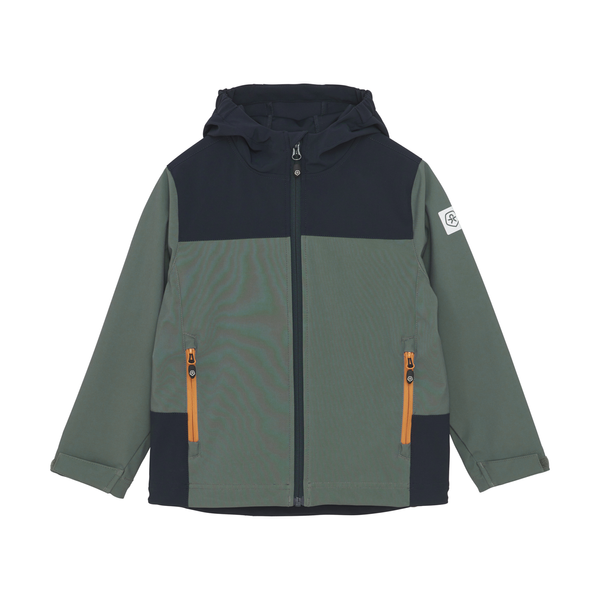 Color Kids Børne Softshell m. BIONIC-FINISH® ECO coating - Balsam Green