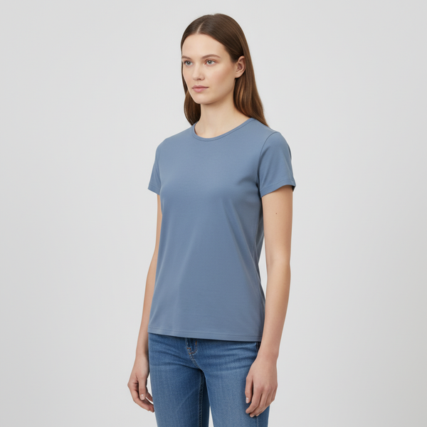 Steenholt Harmony Dame T-shirt - Provincial Blue