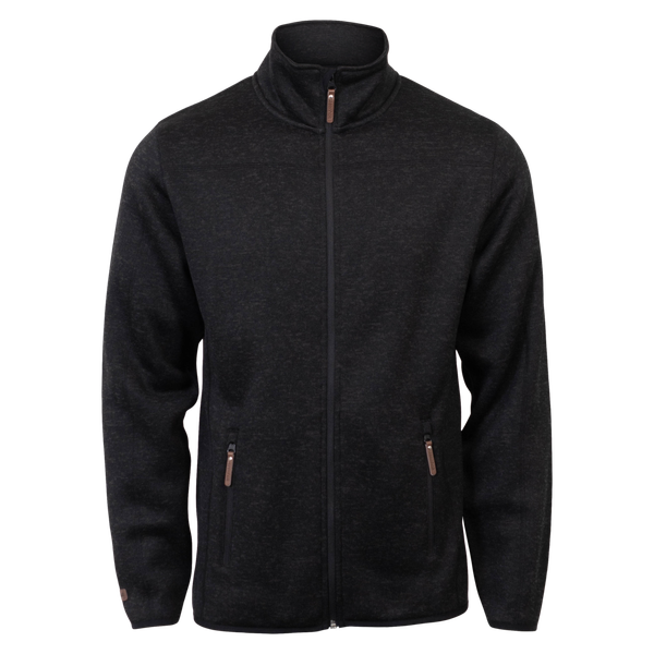 Steenholt Ocean Unisex Fleecejakke - Black Melange