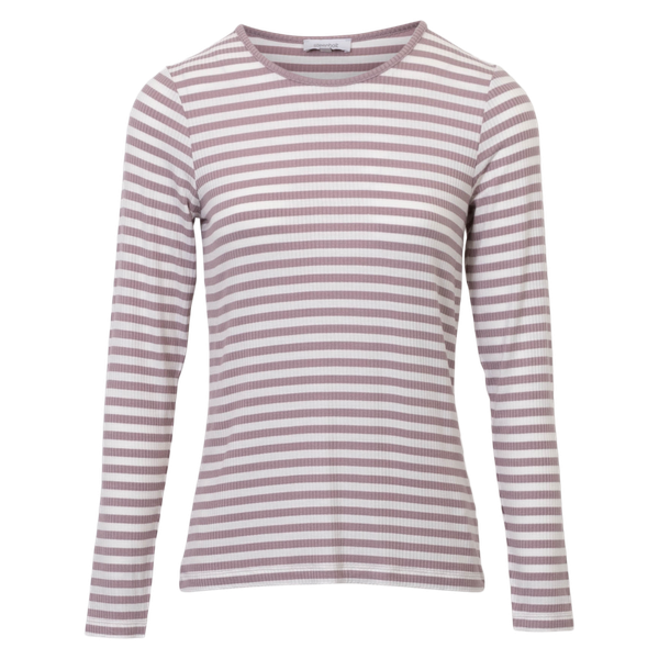 Steenholt Rosita Dame Langærmet t-shirt - Cloud Gray