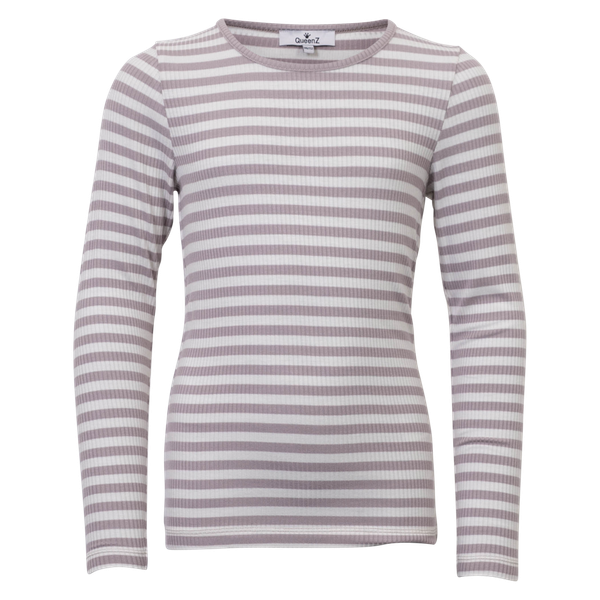 Queenz Rosita Pige Langærmet t-shirt - Cloud Gray