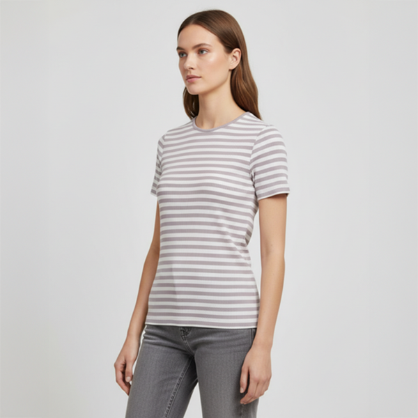 Steenholt Rosita Dame T-shirt - Cloud Gray