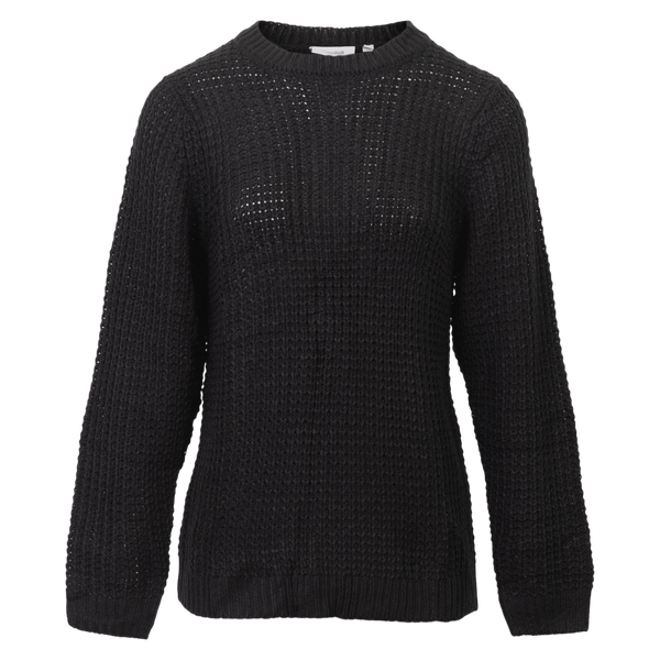 Steenholt Olivia Dame Striktrøje - BLACK