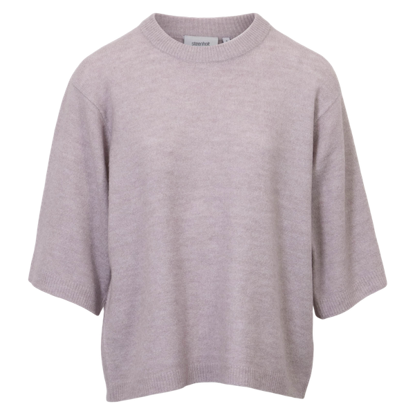 Steenholt Gora Dame Striktrøje - CLOUD GRAY