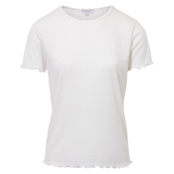 Steenholt Rose Dame T-shirt - CLOUD DANCER