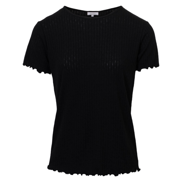 Steenholt Rose Dame T-shirt - BLACK