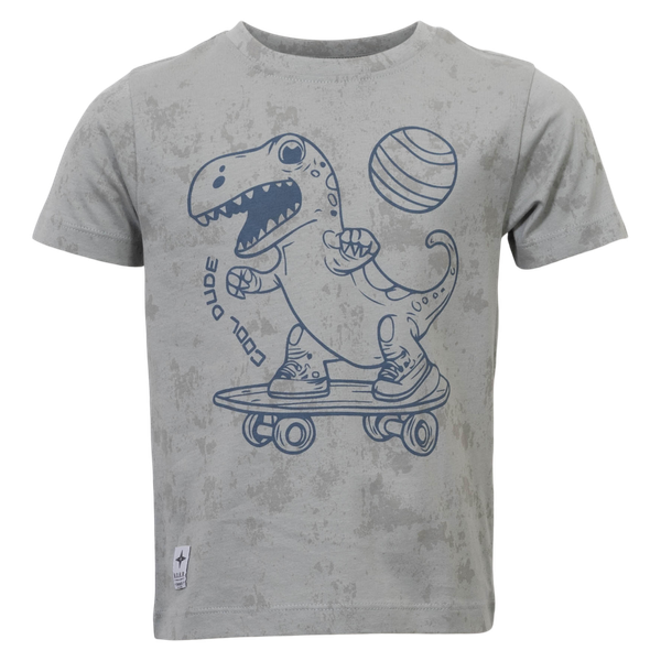 N.O.H.R. Doka Drenge T-shirt - P1 DESTROYED GREY