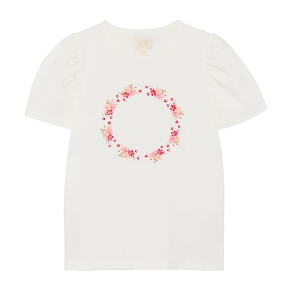 Creamie Pige T-shirt i økologisk bomuld - Rose Smoke