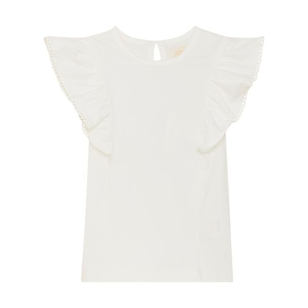 Creamie Pige Bluse - Cloud