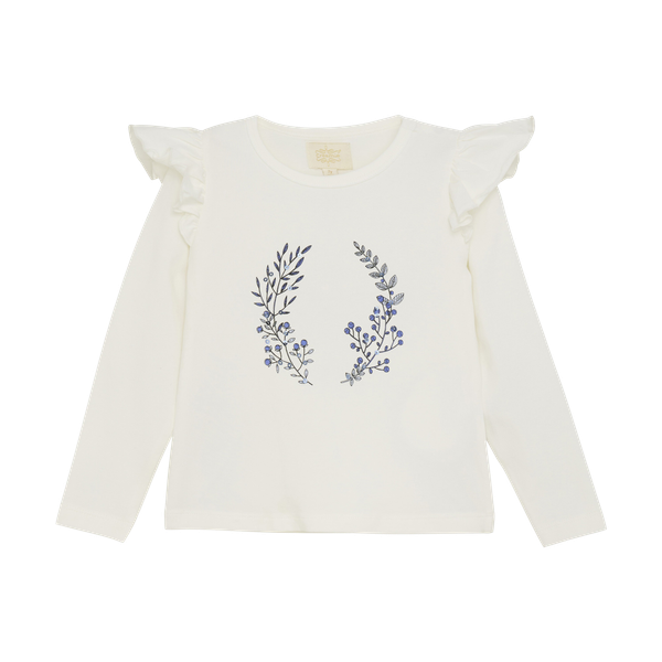 Creamie Pige Bluse - Cloud