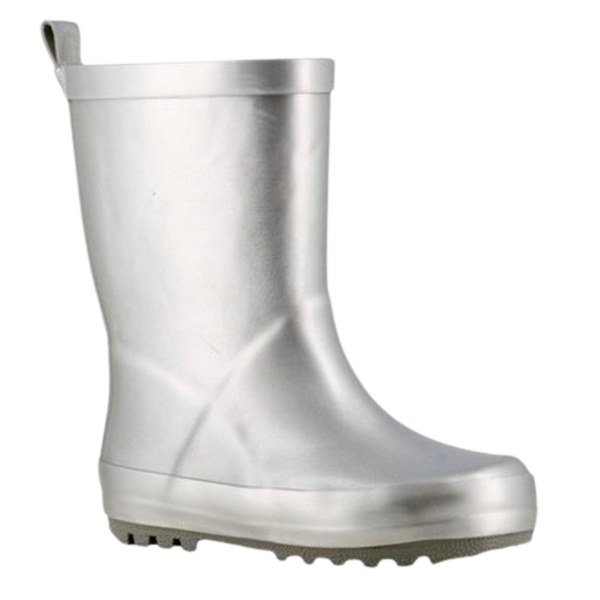 Pige Gummistøvler - Sølv
