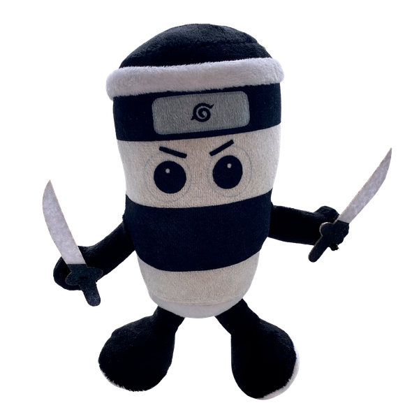 Børne Bamse - SORT/HVID