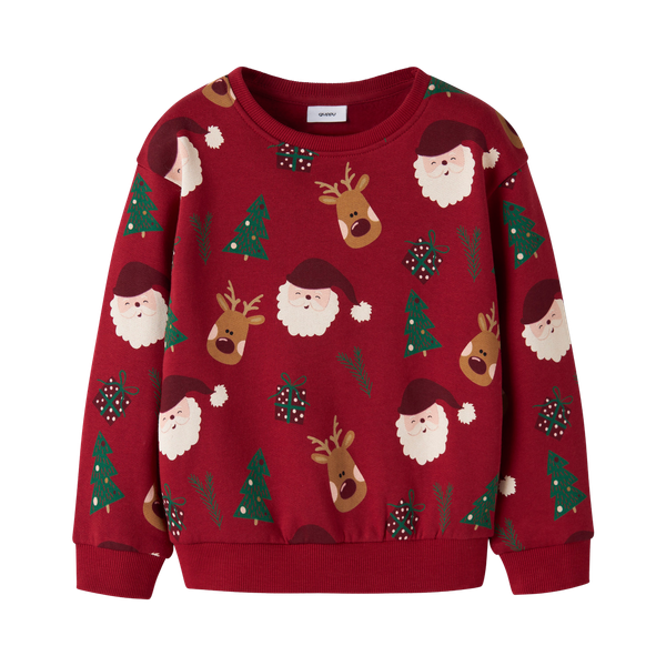 Guppy Jule Børne Sweatshirt - RHYTHMIC RED