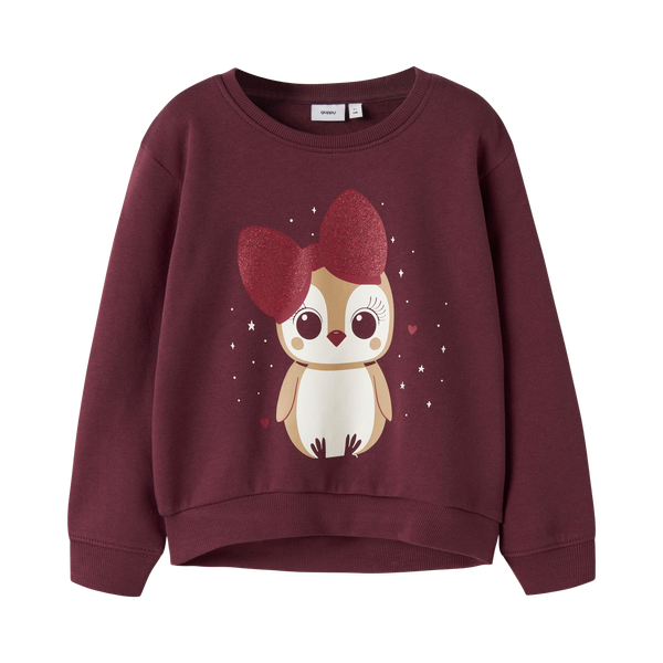 Guppy Sophia Pige Sweatshirt - Burgundy