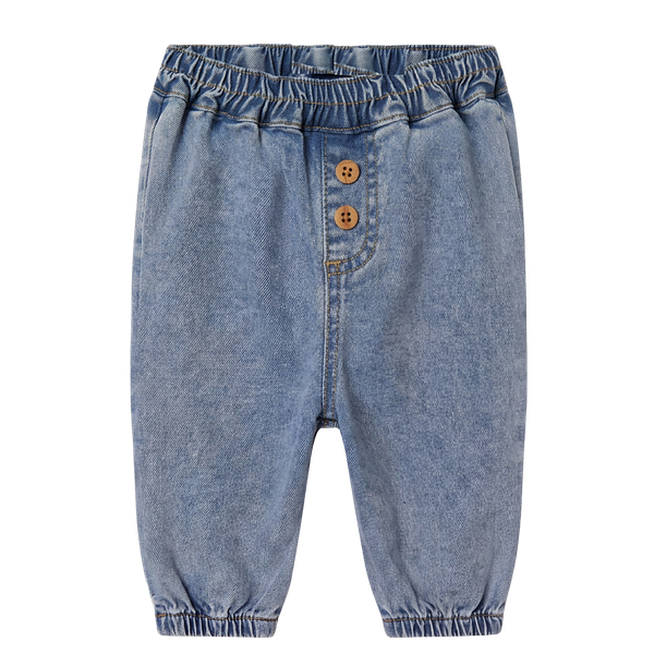 Guppy Ben Baby Bukser - Medium Blue Denim