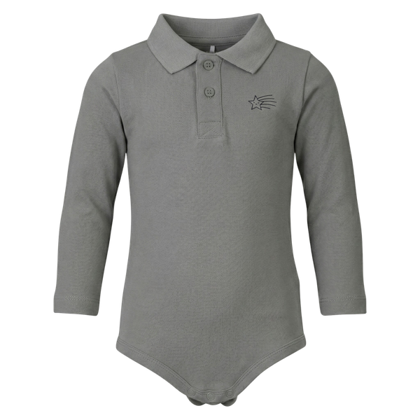 Guppy Reuben Baby Bodystocking - Wrought Iron