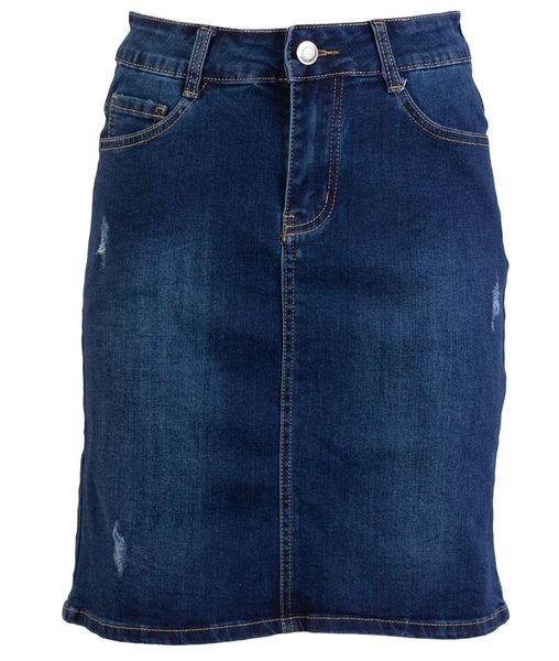 BS Jeans Dame Nederdel - Blue