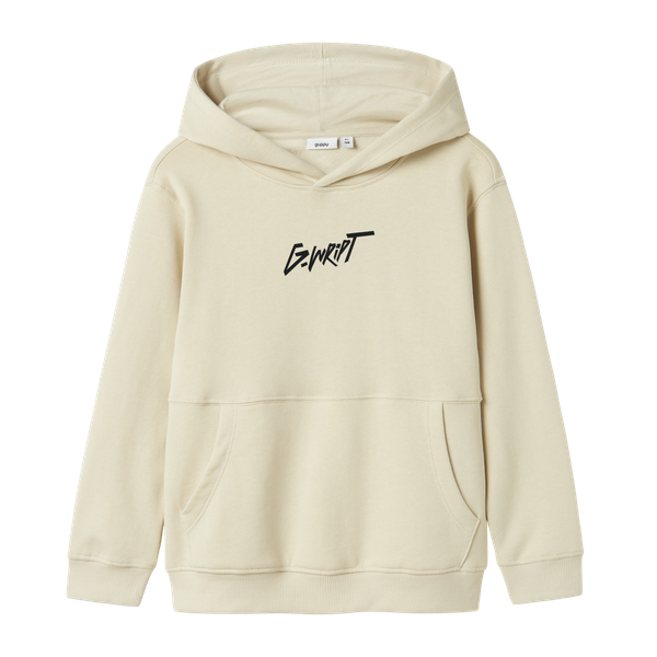 Guppy Olli Børne Hættetrøje - Oatmeal