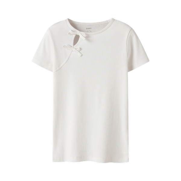 Guppy Fidda Pige T-shirt - White Alyssum