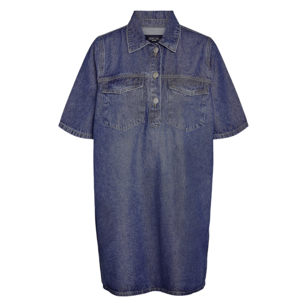 Noisy May INDIE Dame Kjole - Medium Blue Denim