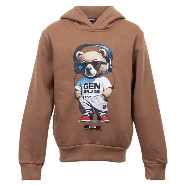 Squared & Cubed Børne Hættetrøje - Camel