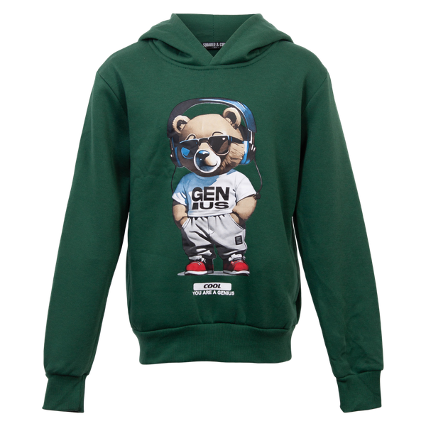 Squared & Cubed Børne Hættetrøje - Green