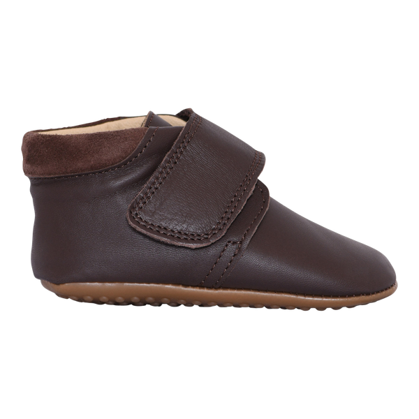 pom pom Baby Begynder sko - BROWN
