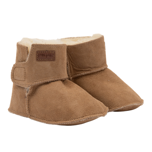 pom pom Baby Hjemmesko m. for - CAMEL