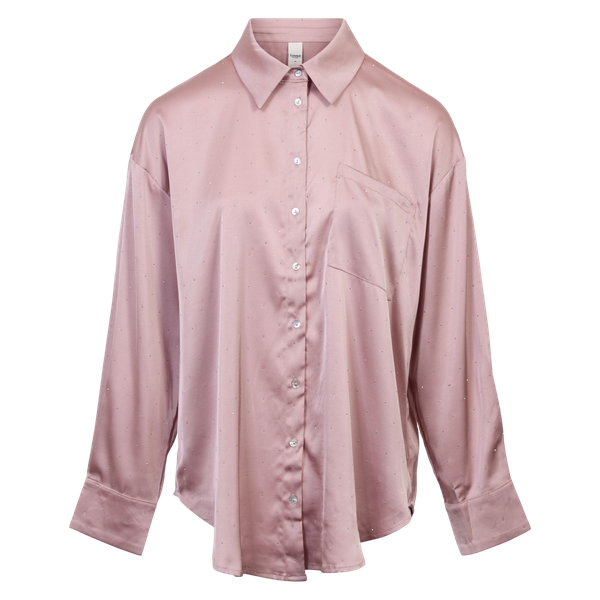 Loved by Lykke Dame Skjorte m. glimmer - Rosa Glitter