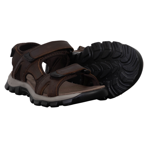 Norway Originals Herre Sandaler i læder - Mørkebrun